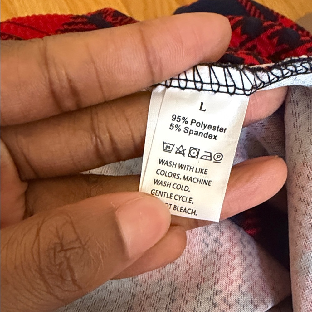 Mock Neck Patterned Dress - Picture 2 of 3